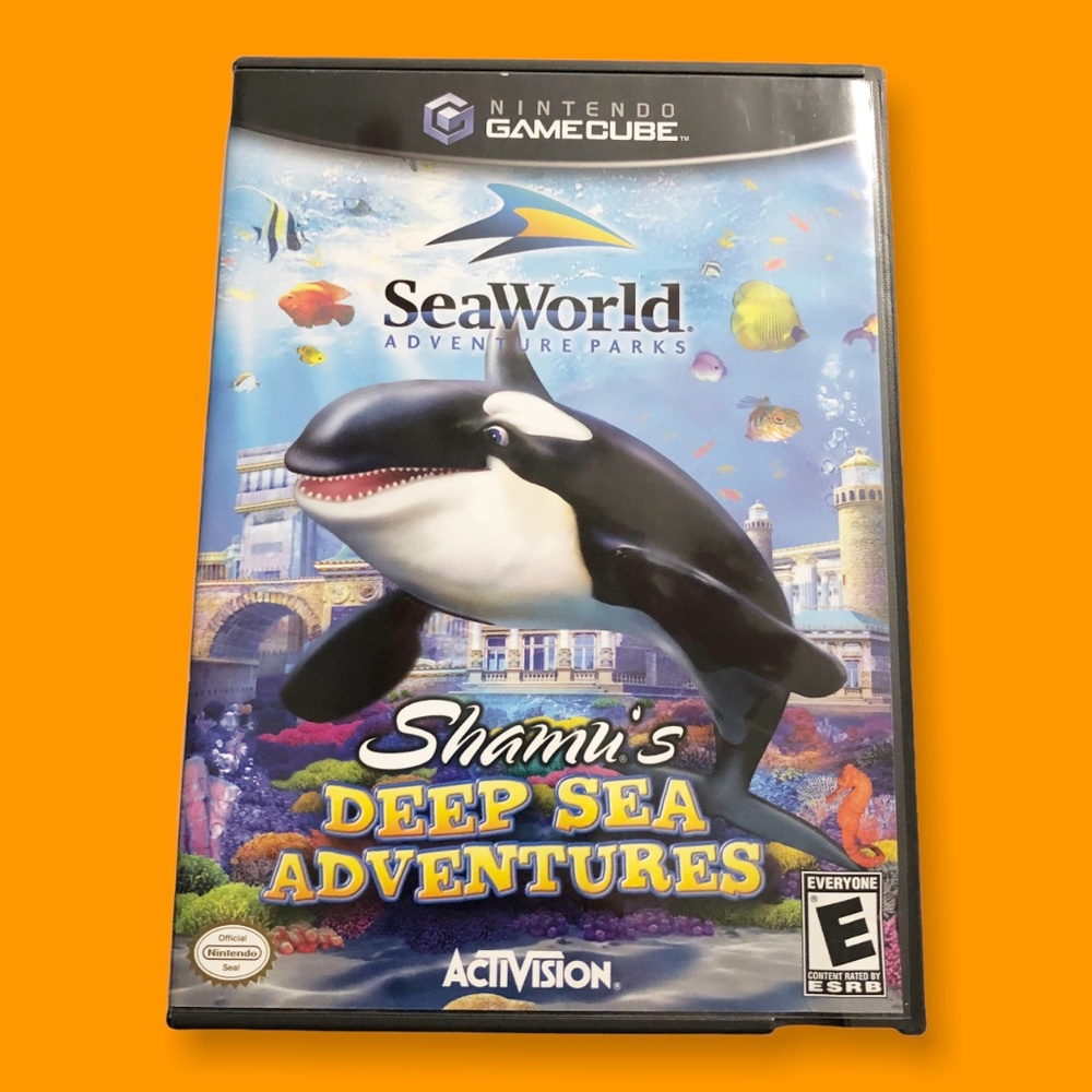 SeaWorld Adventure Park Shamu's Deep Sea Adventure Gamecube Video Game